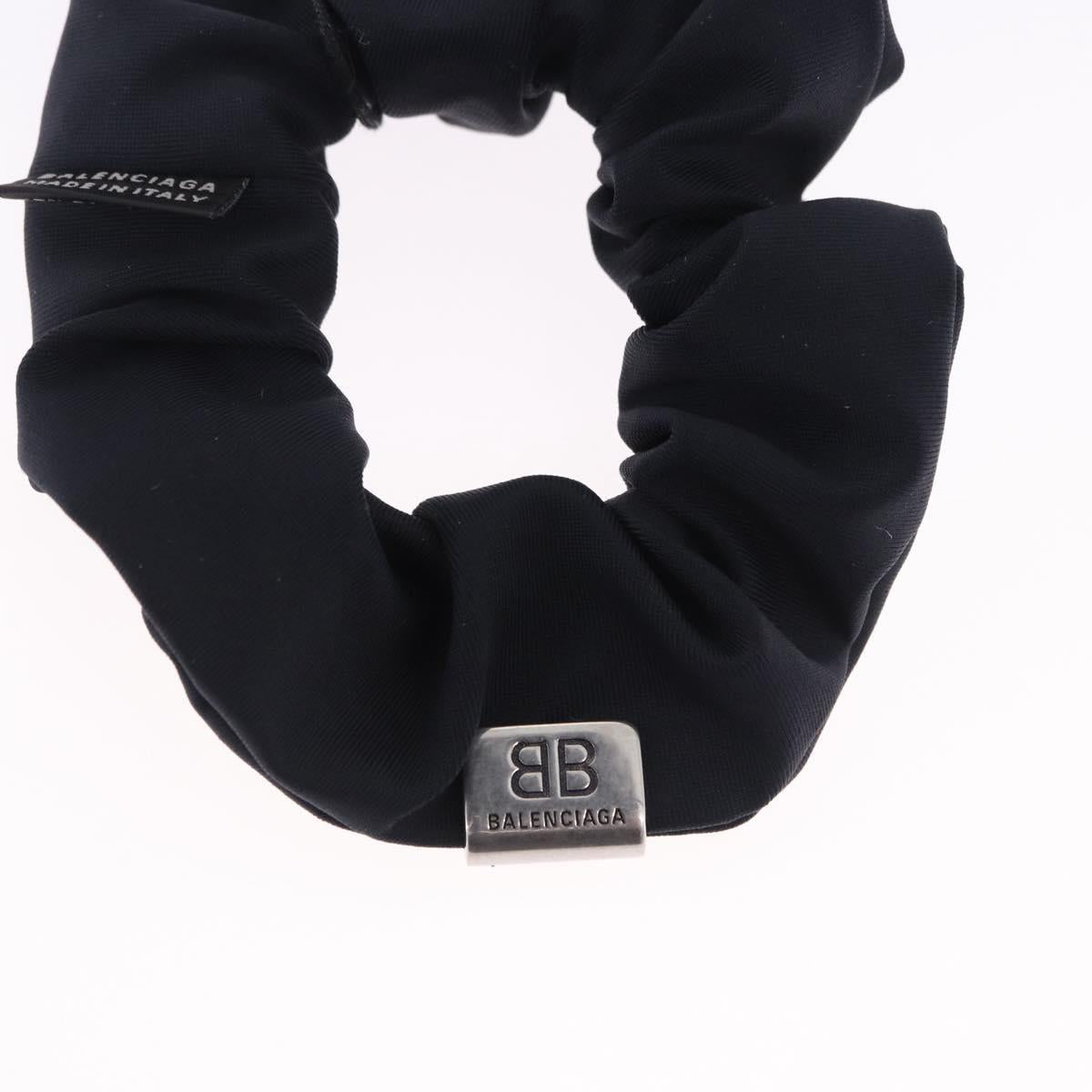 BALENCIAGA Shush Hair Tie Polymiad Black Auth BA14334A