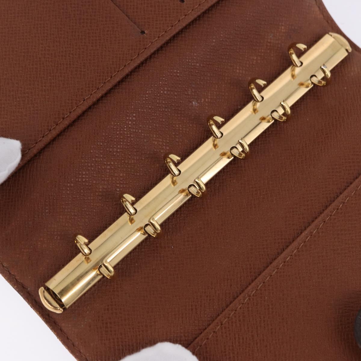 LOUIS VUITTON Monogram Agenda PM Day Planner Cover R20005 LV Auth BA14337