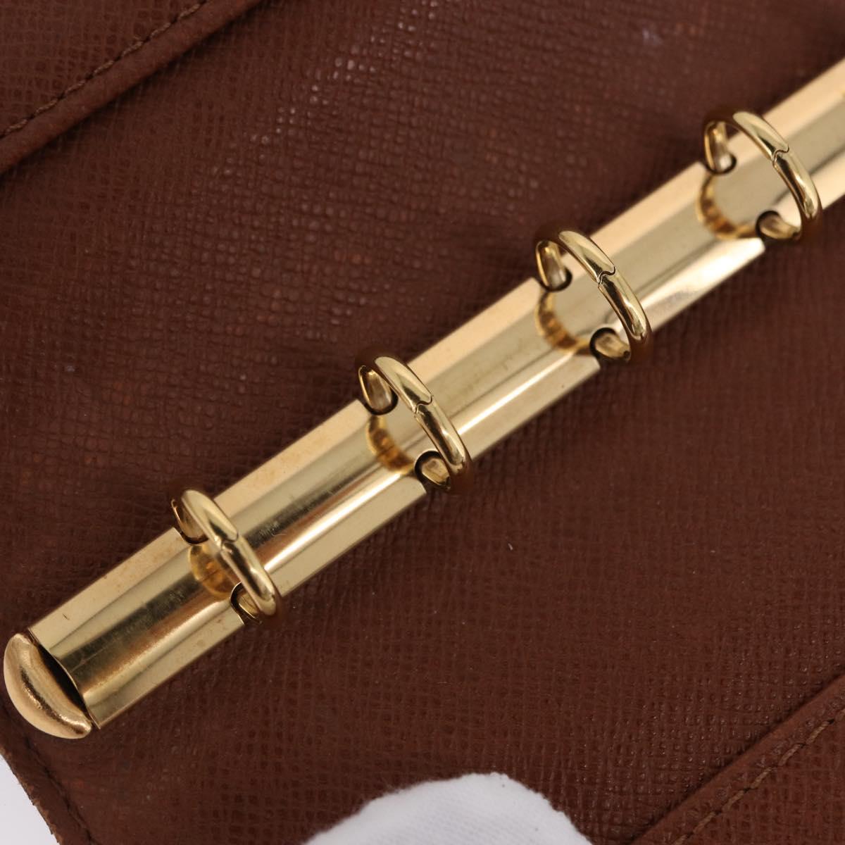 LOUIS VUITTON Monogram Agenda PM Day Planner Cover R20005 LV Auth BA14337