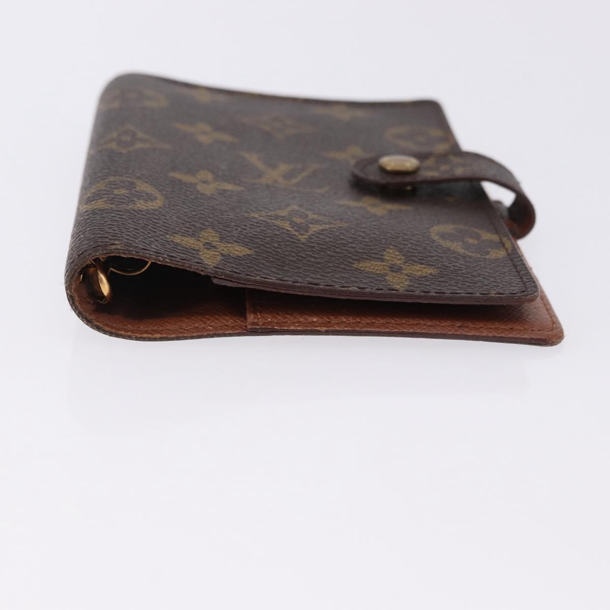 LOUIS VUITTON Monogram Agenda PM Day Planner Cover R20005 LV Auth BA14337