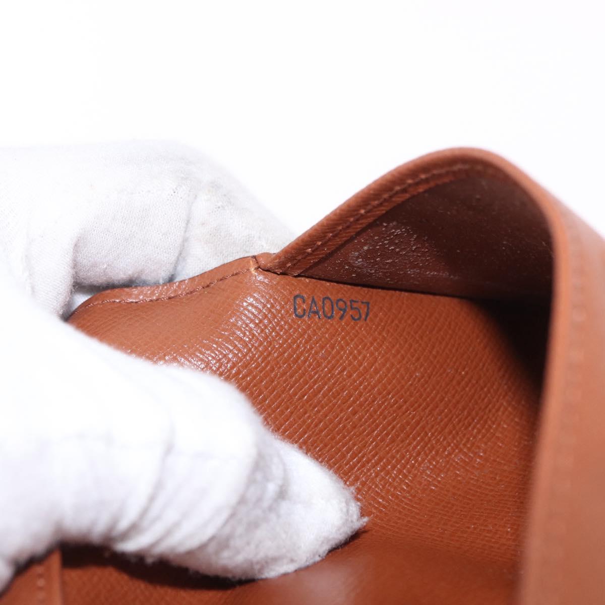LOUIS VUITTON Monogram Agenda Poche Note Cover R20503 LV Auth BA14339