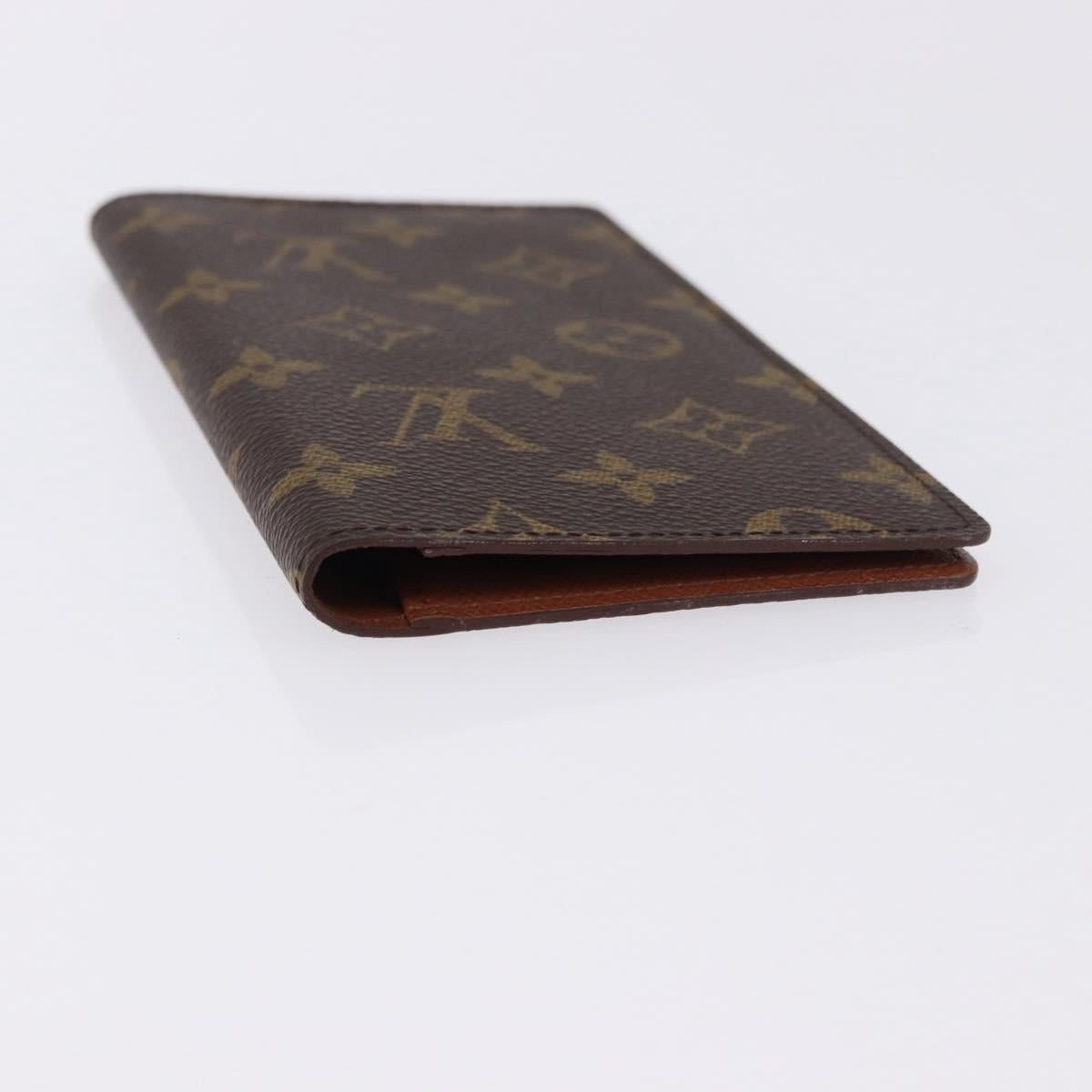 LOUIS VUITTON Monogram Agenda Poche Note Cover R20503 LV Auth BA14339