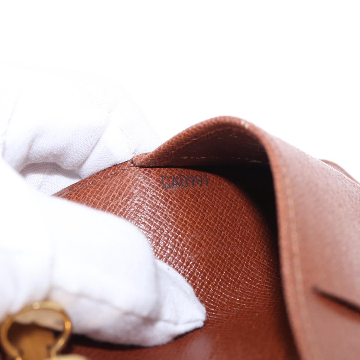 LOUIS VUITTON Monogram Agenda PM Day Planner Cover R20005 LV Auth BA14340