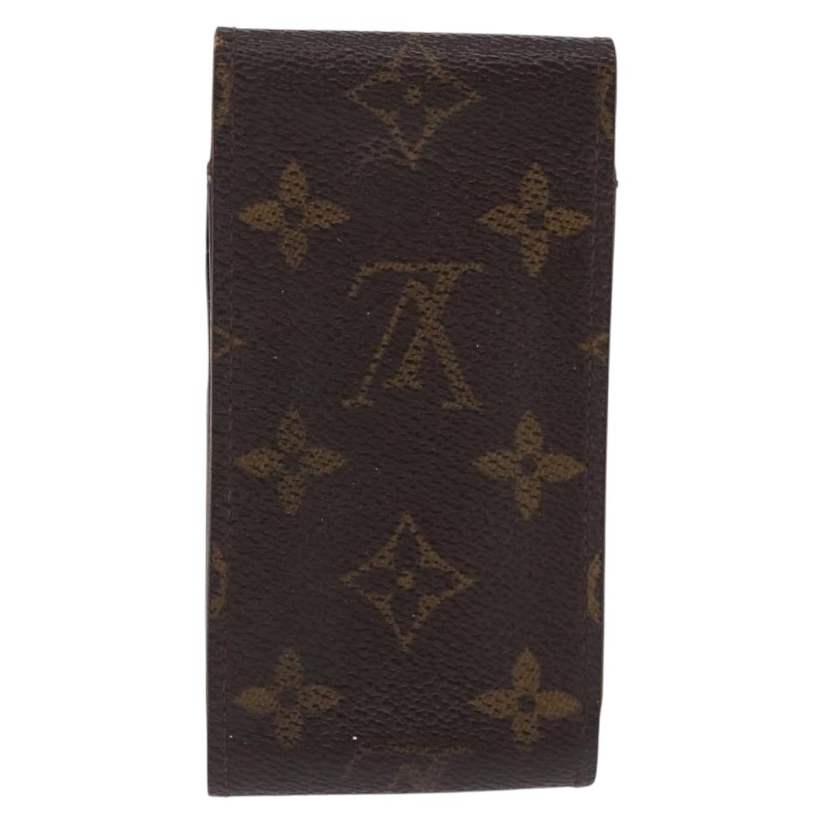 LOUIS VUITTON Monogram Etui Cigarette Case M63024 LV Auth BA14341