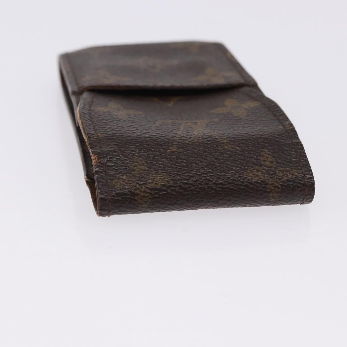 LOUIS VUITTON Monogram Etui Cigarette Case M63024 LV Auth BA14341