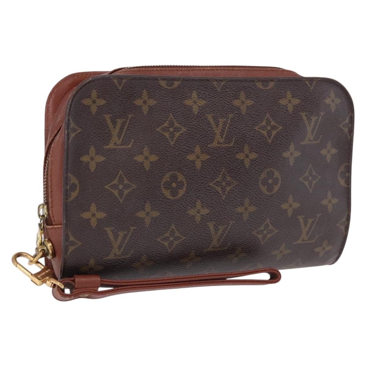 LOUIS VUITTON Monogram Orsay Clutch Bag M51790 LV Auth BA14345