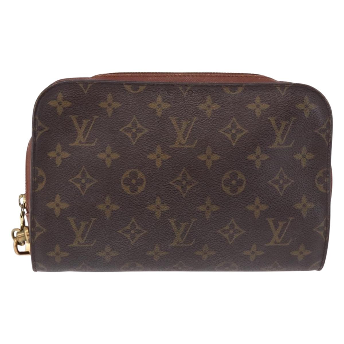 LOUIS VUITTON Monogram Orsay Clutch Bag M51790 LV Auth BA14345
