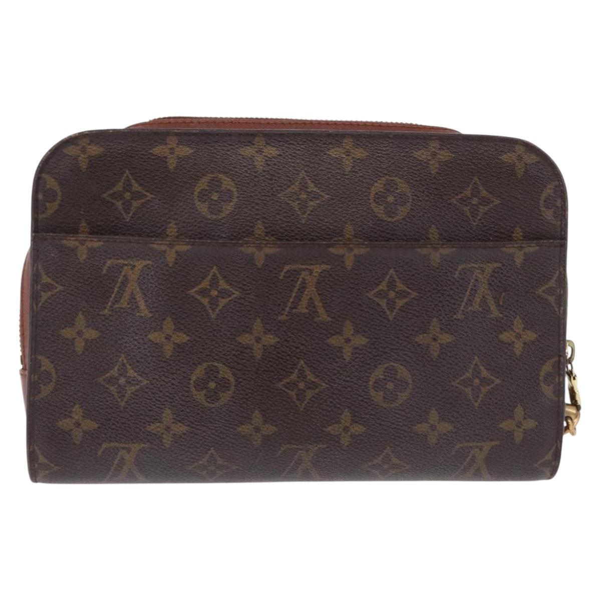 LOUIS VUITTON Monogram Orsay Clutch Bag M51790 LV Auth BA14345