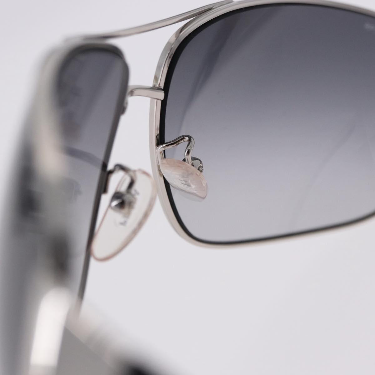 PRADA Sunglasses plastic White Brown Auth BA14346