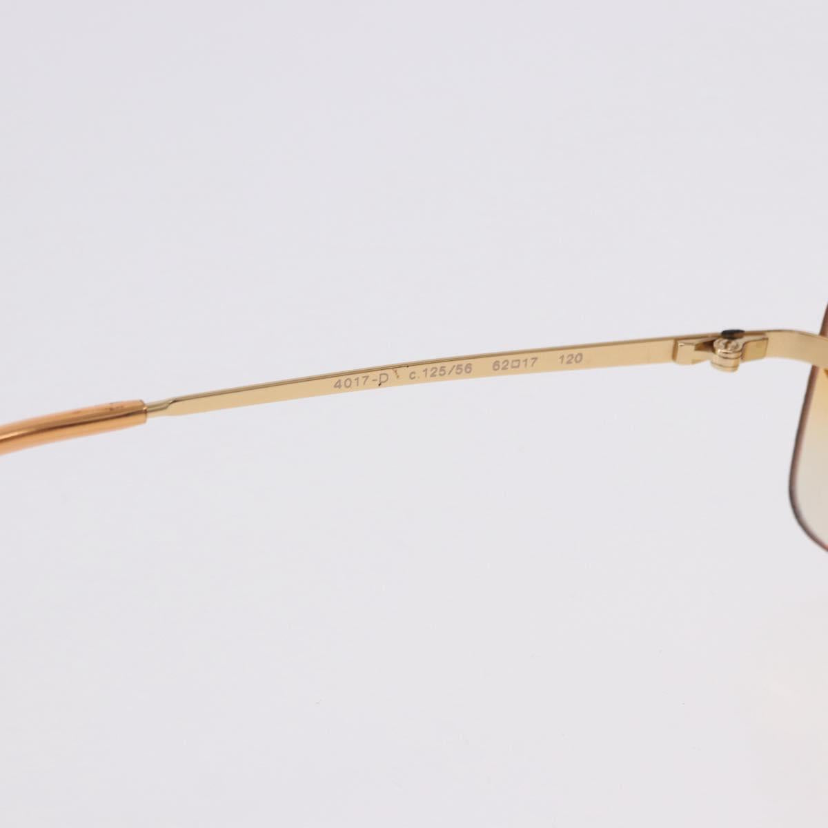 CHANEL Sunglasses metal Gold CC Auth BA14352M