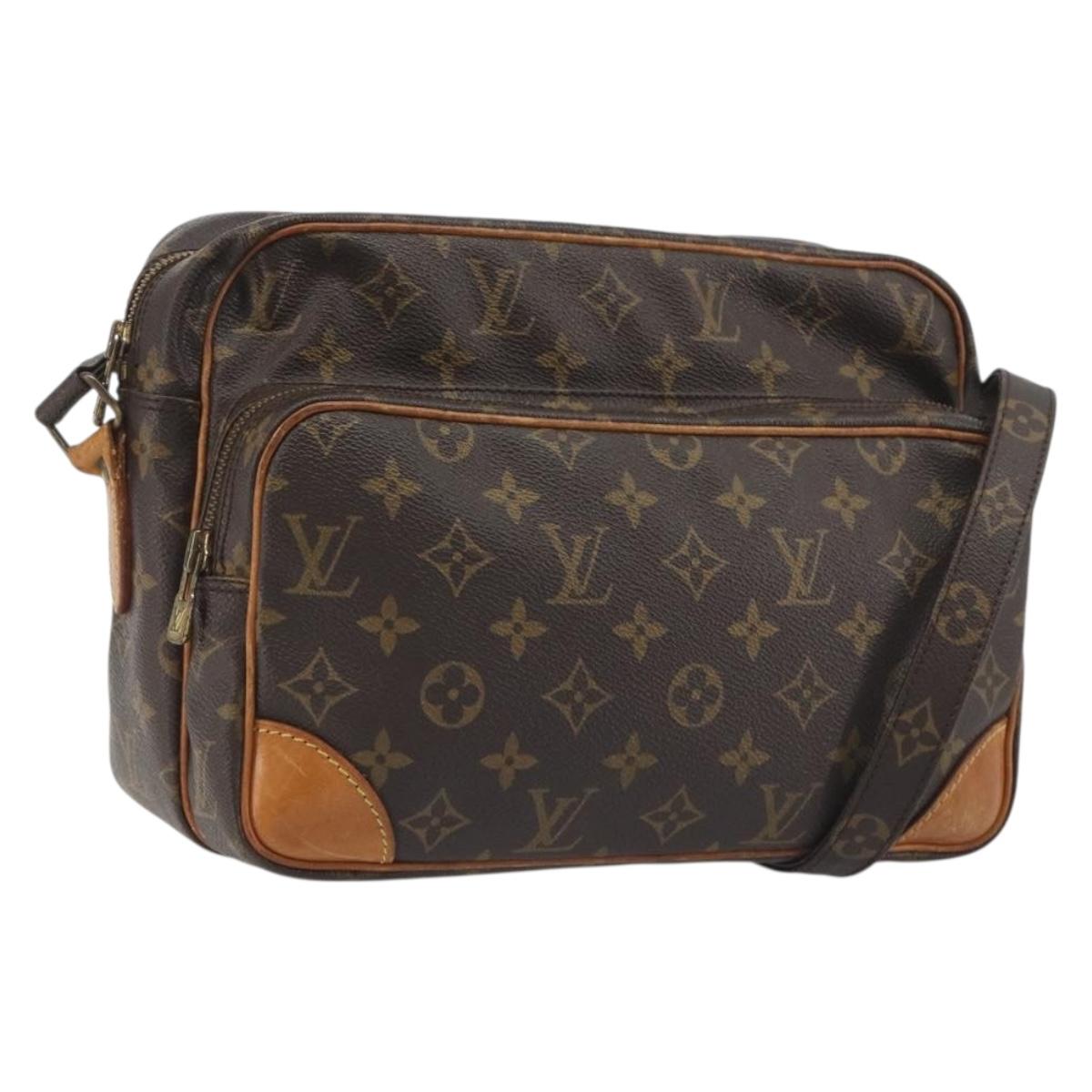 LOUIS VUITTON Monogram Nile Shoulder Bag M45244 LV Auth BA14357