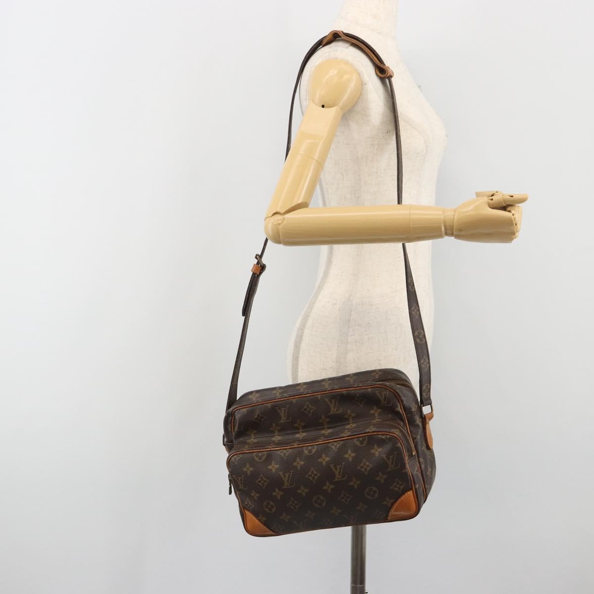 LOUIS VUITTON Monogram Nile Shoulder Bag M45244 LV Auth BA14357