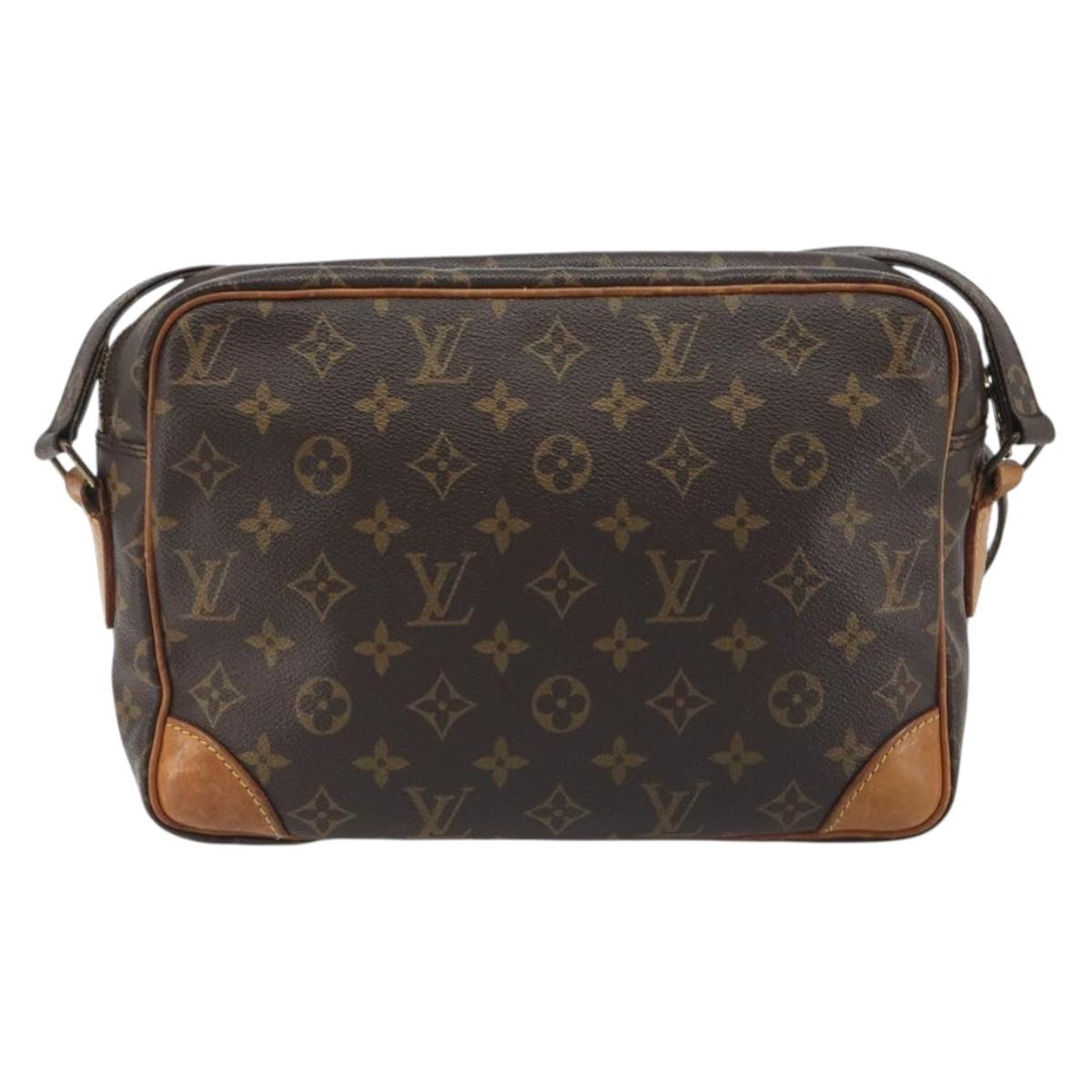 LOUIS VUITTON Monogram Nile Shoulder Bag M45244 LV Auth BA14357