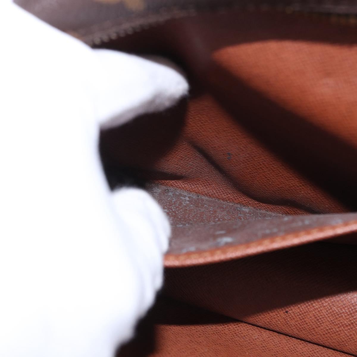 LOUIS VUITTON Monogram Compiegne 28 Clutch Bag M51845 LV Auth BA14359