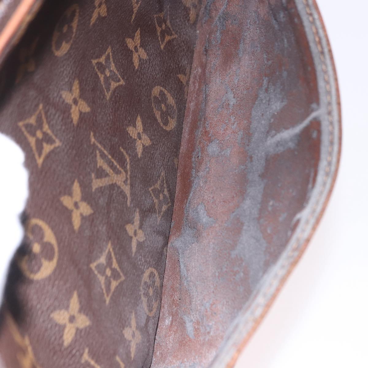 LOUIS VUITTON Monogram Compiegne 28 Clutch Bag M51845 LV Auth BA14359