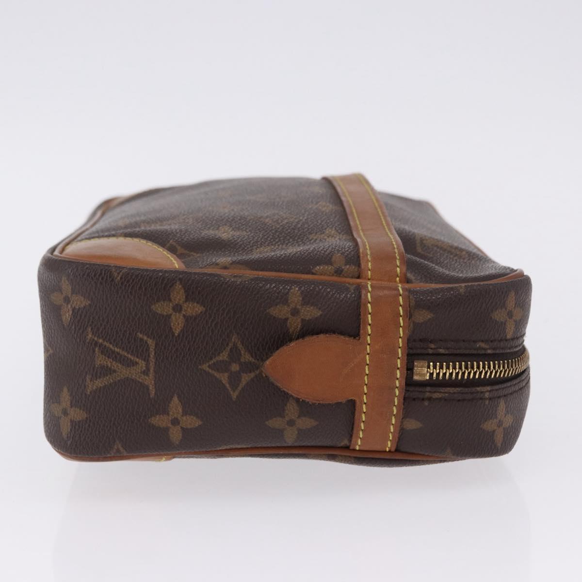 LOUIS VUITTON Monogram Compiegne 28 Clutch Bag M51845 LV Auth BA14359