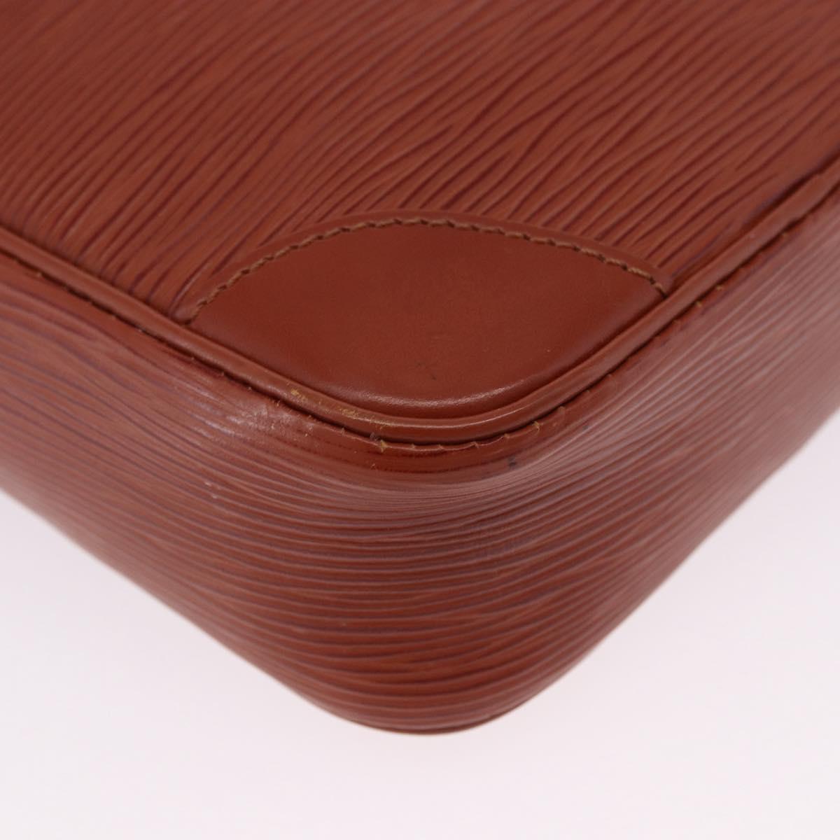 LOUIS VUITTON Epi Danube Shoulder Bag Brown M51694 LV Auth BA14360