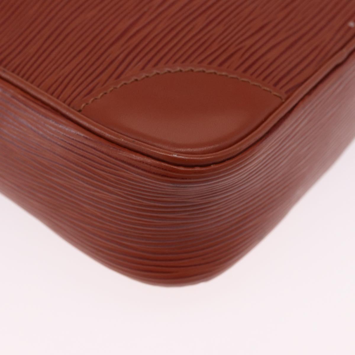 LOUIS VUITTON Epi Danube Shoulder Bag Brown M51694 LV Auth BA14360