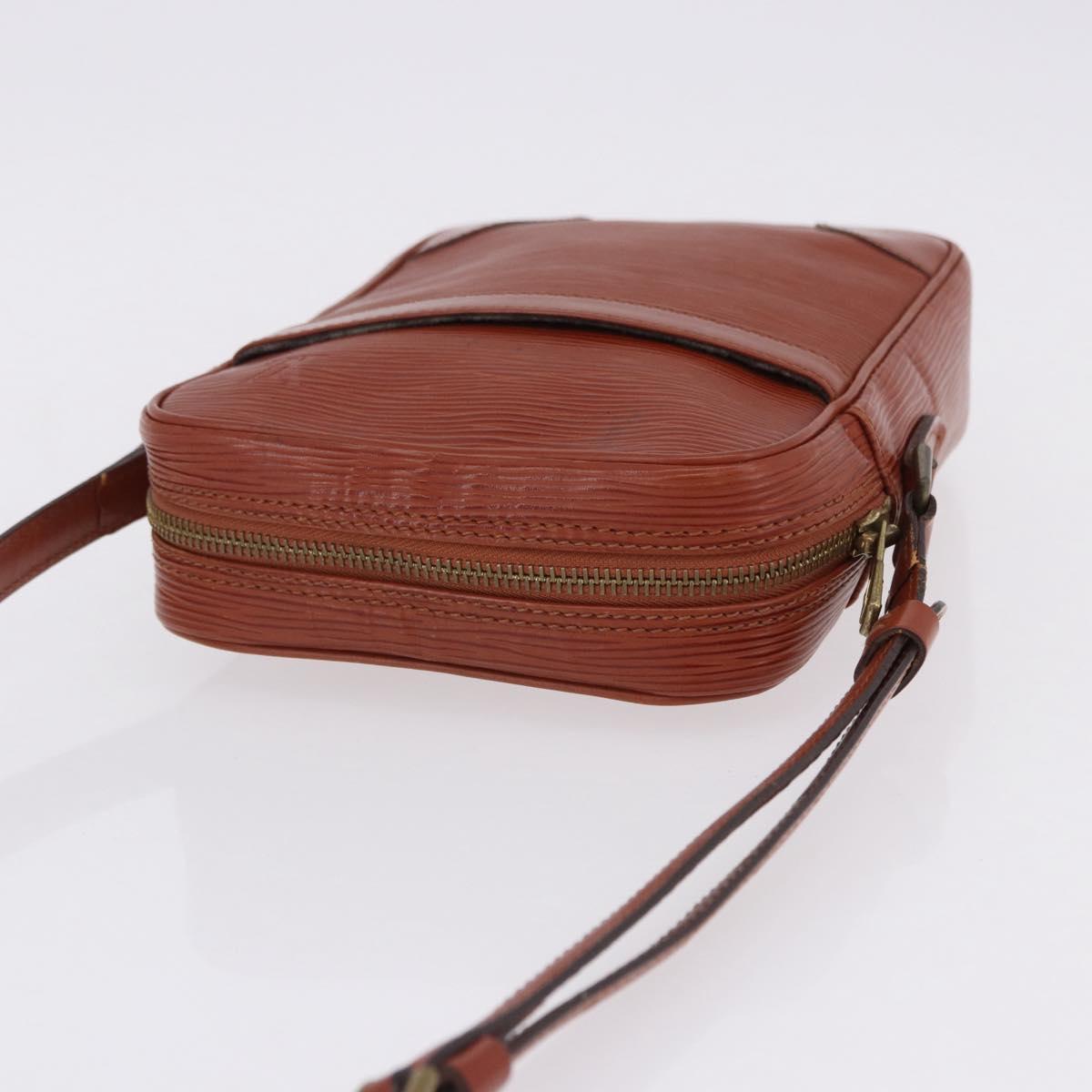 LOUIS VUITTON Epi Danube Shoulder Bag Brown M51694 LV Auth BA14360