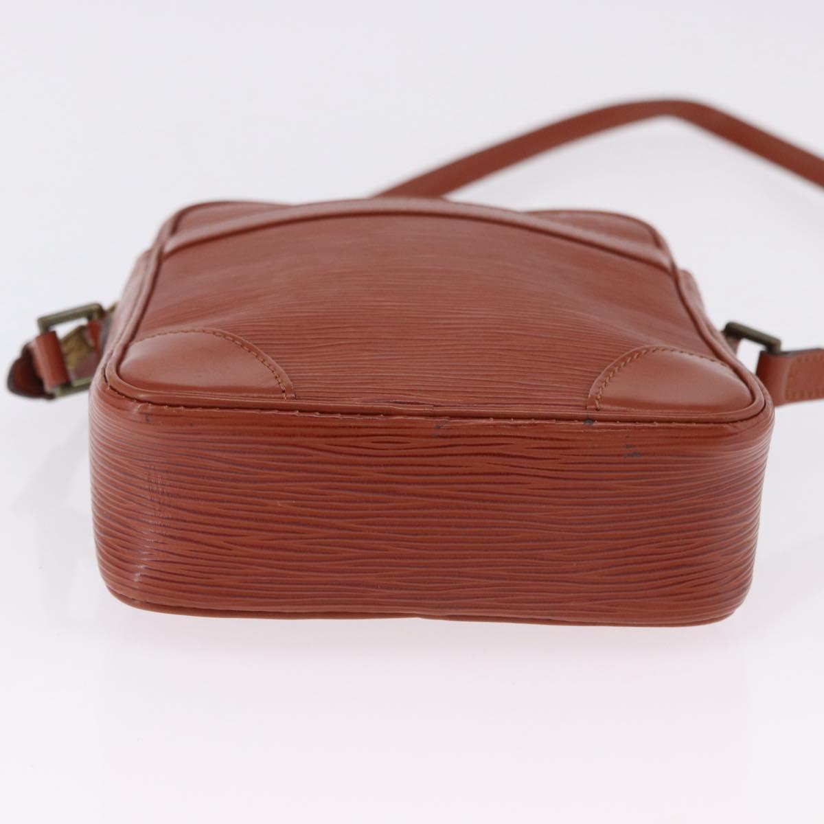 LOUIS VUITTON Epi Danube Shoulder Bag Brown M51694 LV Auth BA14360