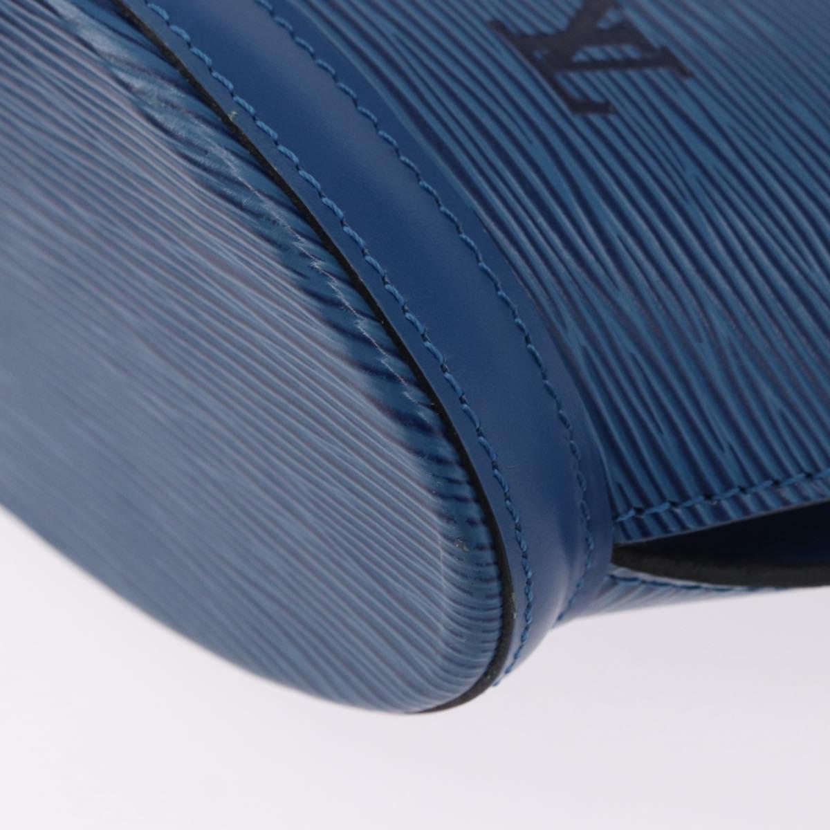 LOUIS VUITTON Epi Saint Jacques Shoulder Bag Blue M52275 LV Auth BA14366A