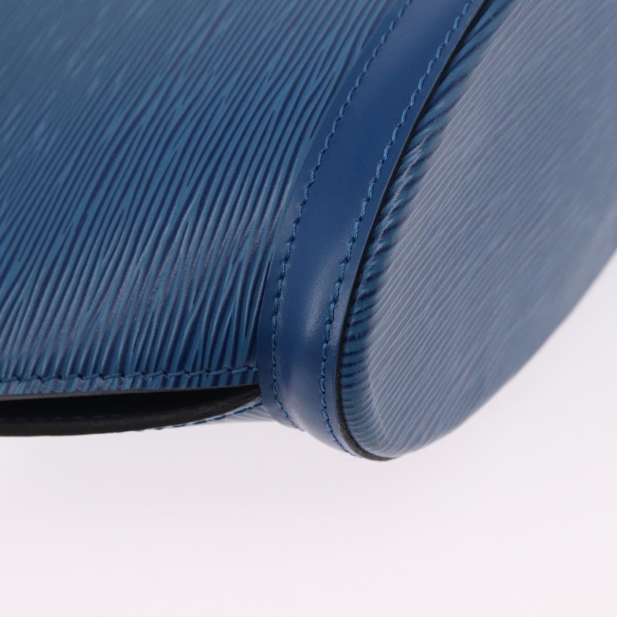 LOUIS VUITTON Epi Saint Jacques Shoulder Bag Blue M52275 LV Auth BA14366A