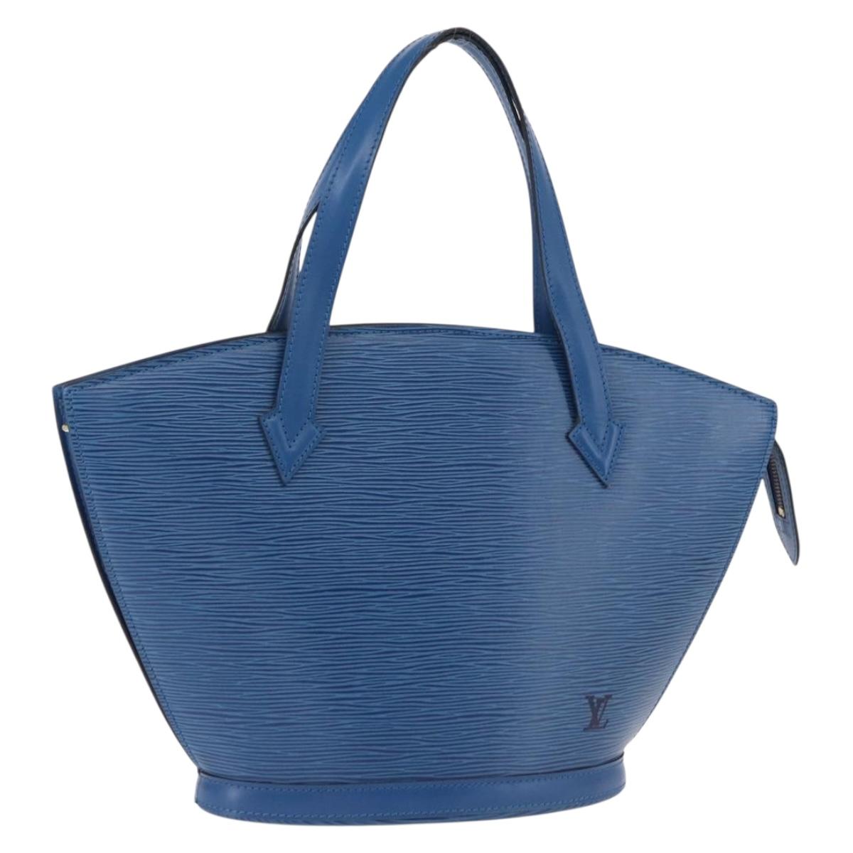 LOUIS VUITTON Epi Saint Jacques Shoulder Bag Blue M52275 LV Auth BA14366A