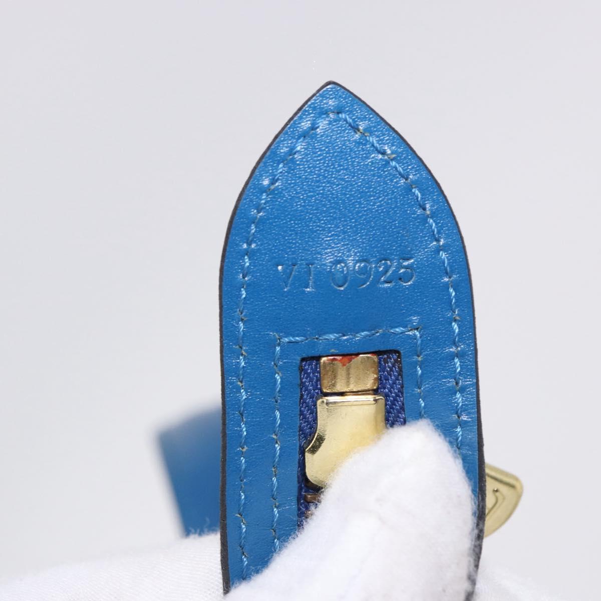 LOUIS VUITTON Epi Saint Jacques Shoulder Bag Blue M52275 LV Auth BA14366A