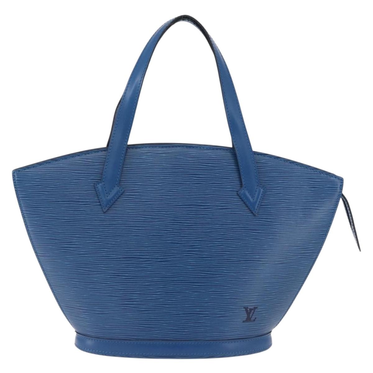 LOUIS VUITTON Epi Saint Jacques Shoulder Bag Blue M52275 LV Auth BA14366A