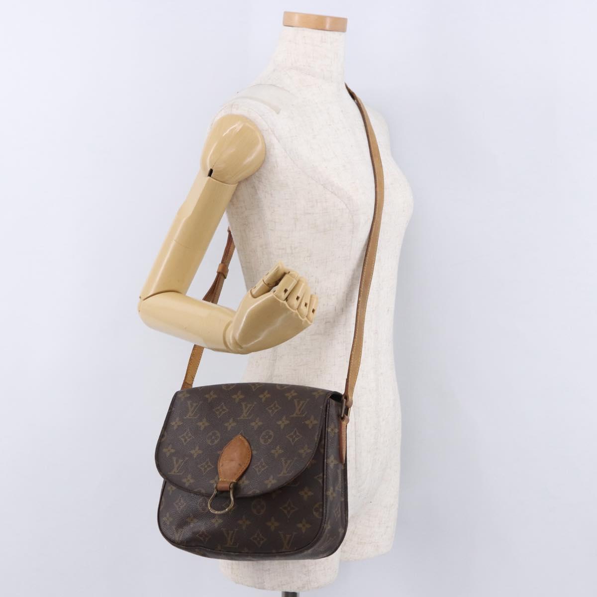 LOUIS VUITTON Monogram Saint Cloud GM Shoulder Bag M51242 LV Auth BA14367
