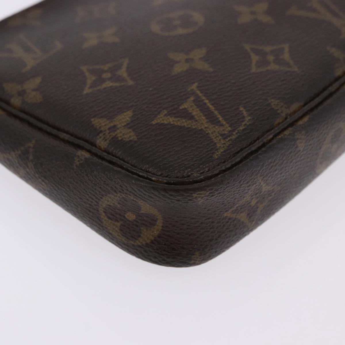 LOUIS VUITTON Monogram Pochette Accessoires Pouch M51980 LV Auth BA14371