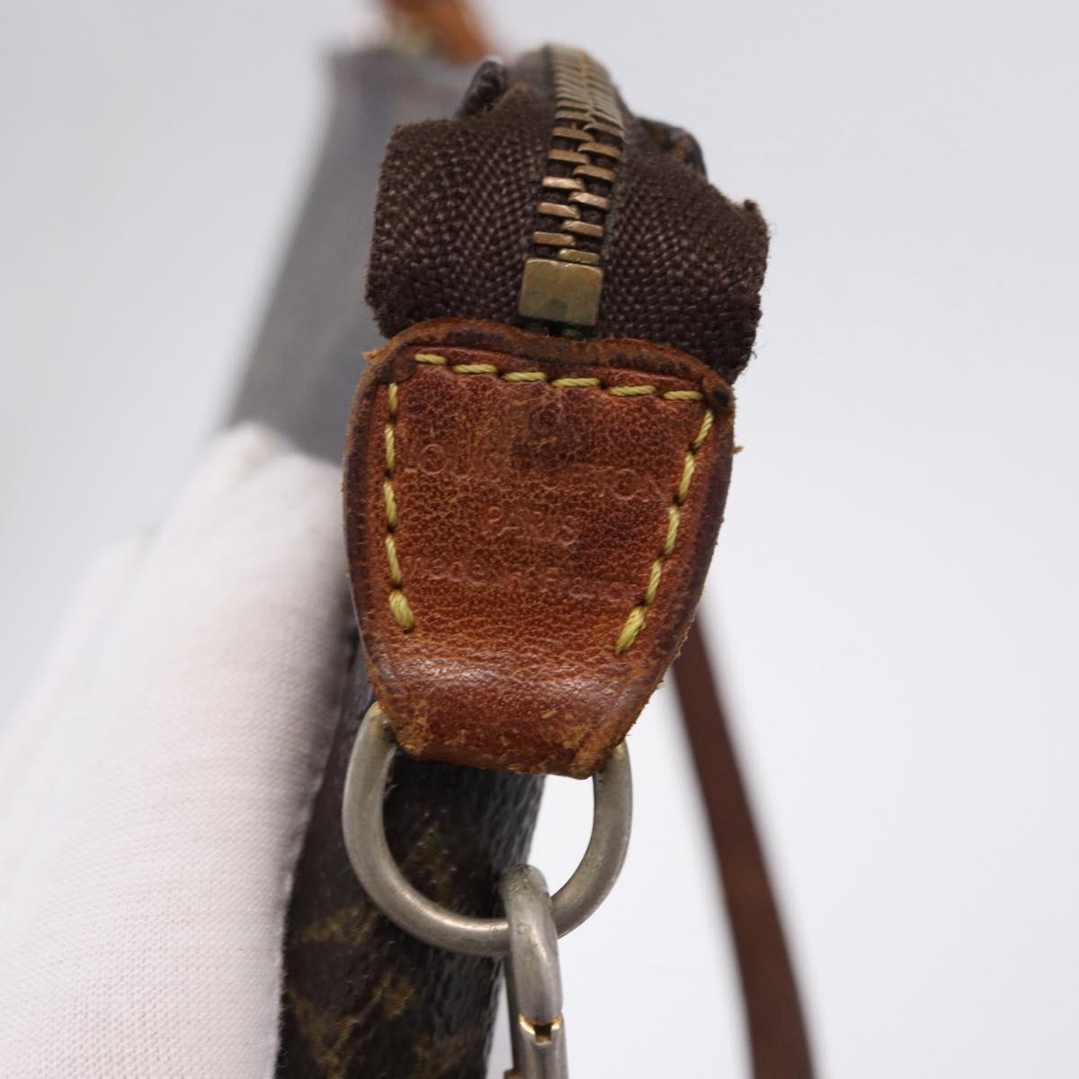 LOUIS VUITTON Monogram Pochette Accessoires Pouch M51980 LV Auth BA14371
