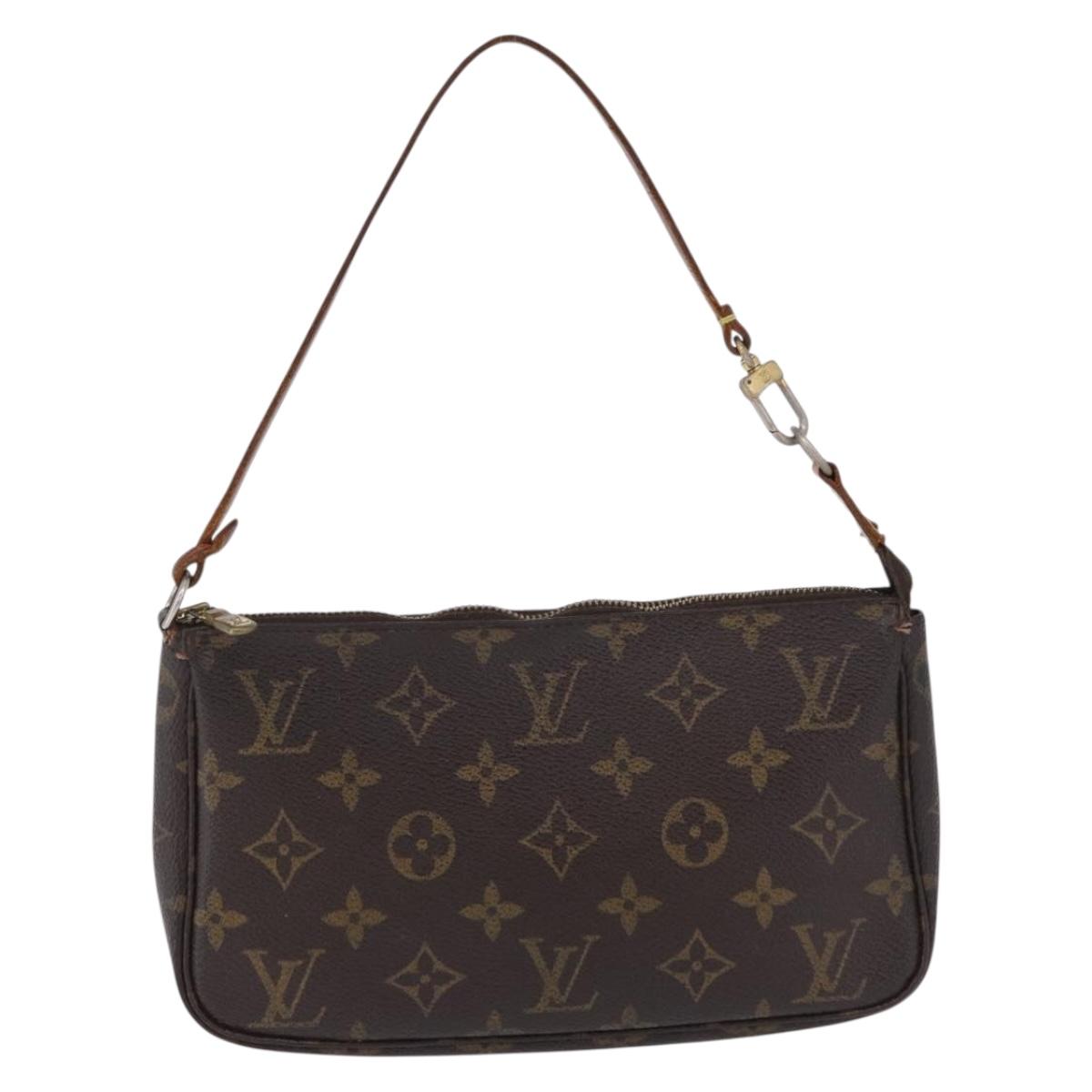 LOUIS VUITTON Monogram Pochette Accessoires Pouch M51980 LV Auth BA14371