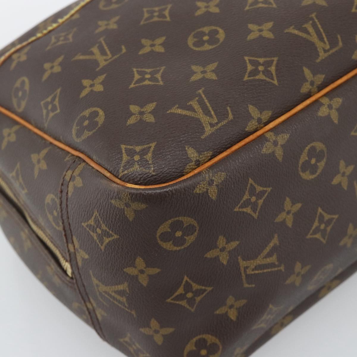 LOUIS VUITTON Monogram Deauville Hand Bag M47270 LV Auth BA14374