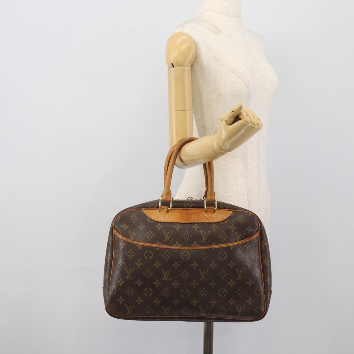 LOUIS VUITTON Monogram Deauville Hand Bag M47270 LV Auth BA14374