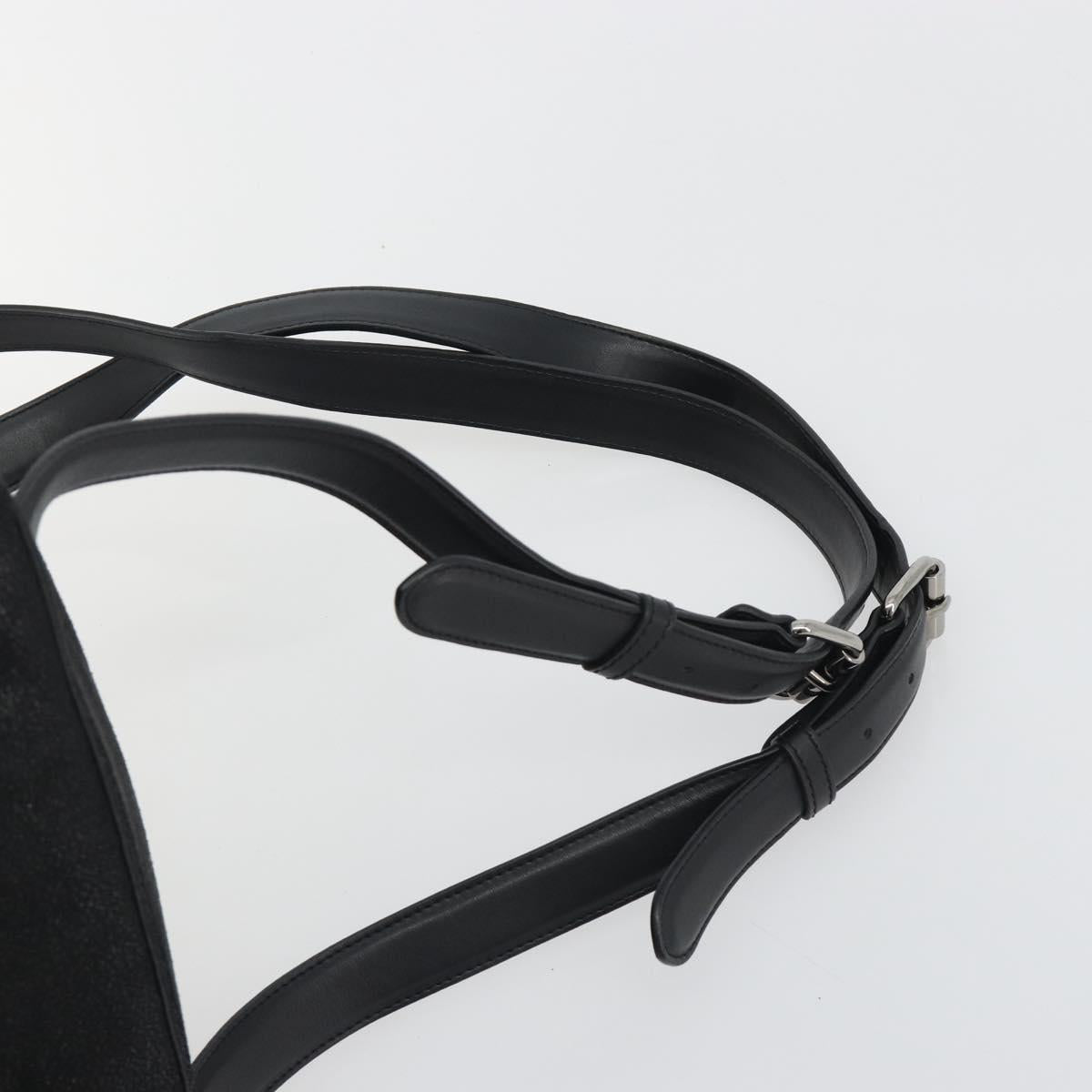 Stella MacCartney Falabella Chain Backpack Polyester Black 410905 Auth BA14378A