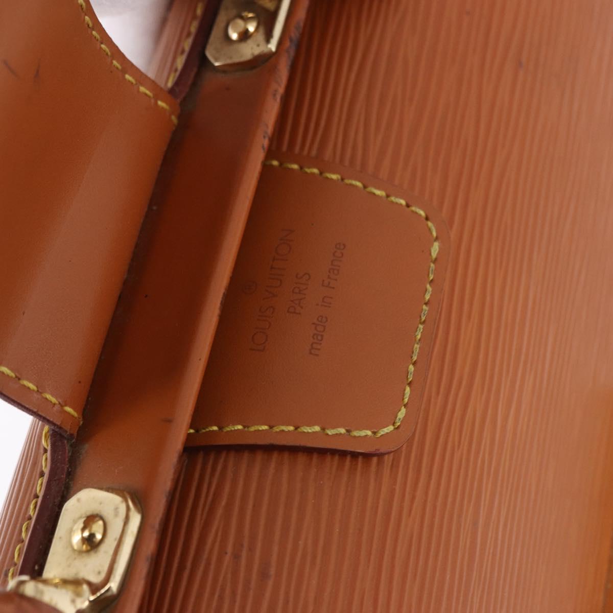 LOUIS VUITTON Epi Serviette Fermoir Bag Zipangu Gold M54358 Auth BA14383