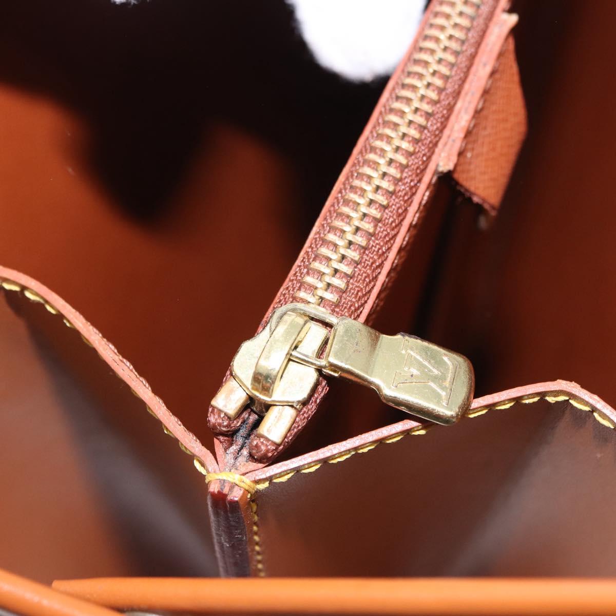 LOUIS VUITTON Epi Serviette Fermoir Bag Zipangu Gold M54358 Auth BA14383