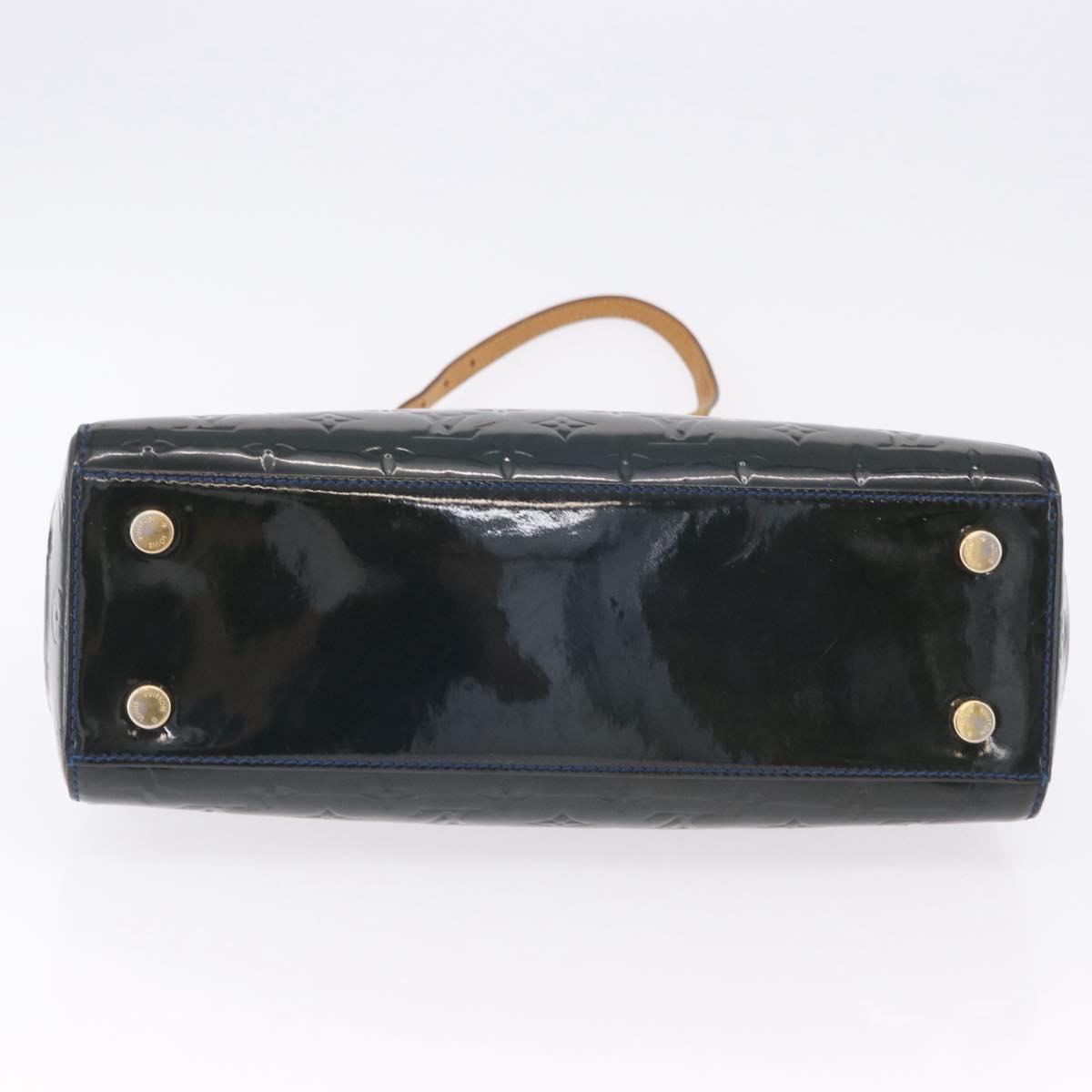 LOUIS VUITTON Monogram Vernis Blair MM Bag 2way Grand Blue M90054 Auth BA14384