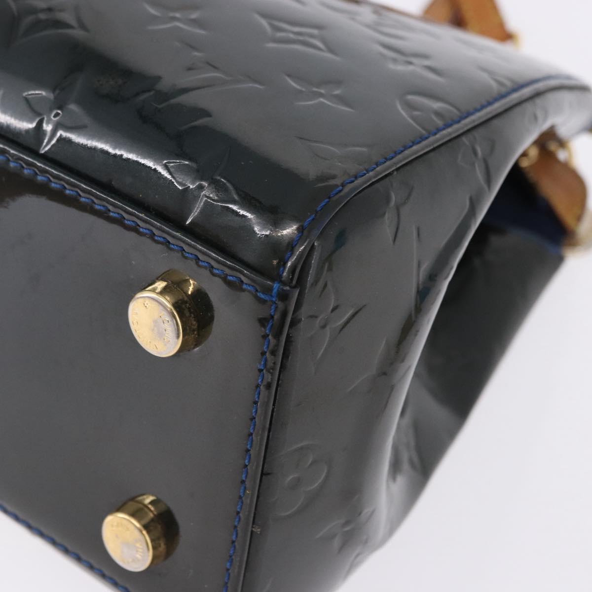 LOUIS VUITTON Monogram Vernis Blair MM Bag 2way Grand Blue M90054 Auth BA14384
