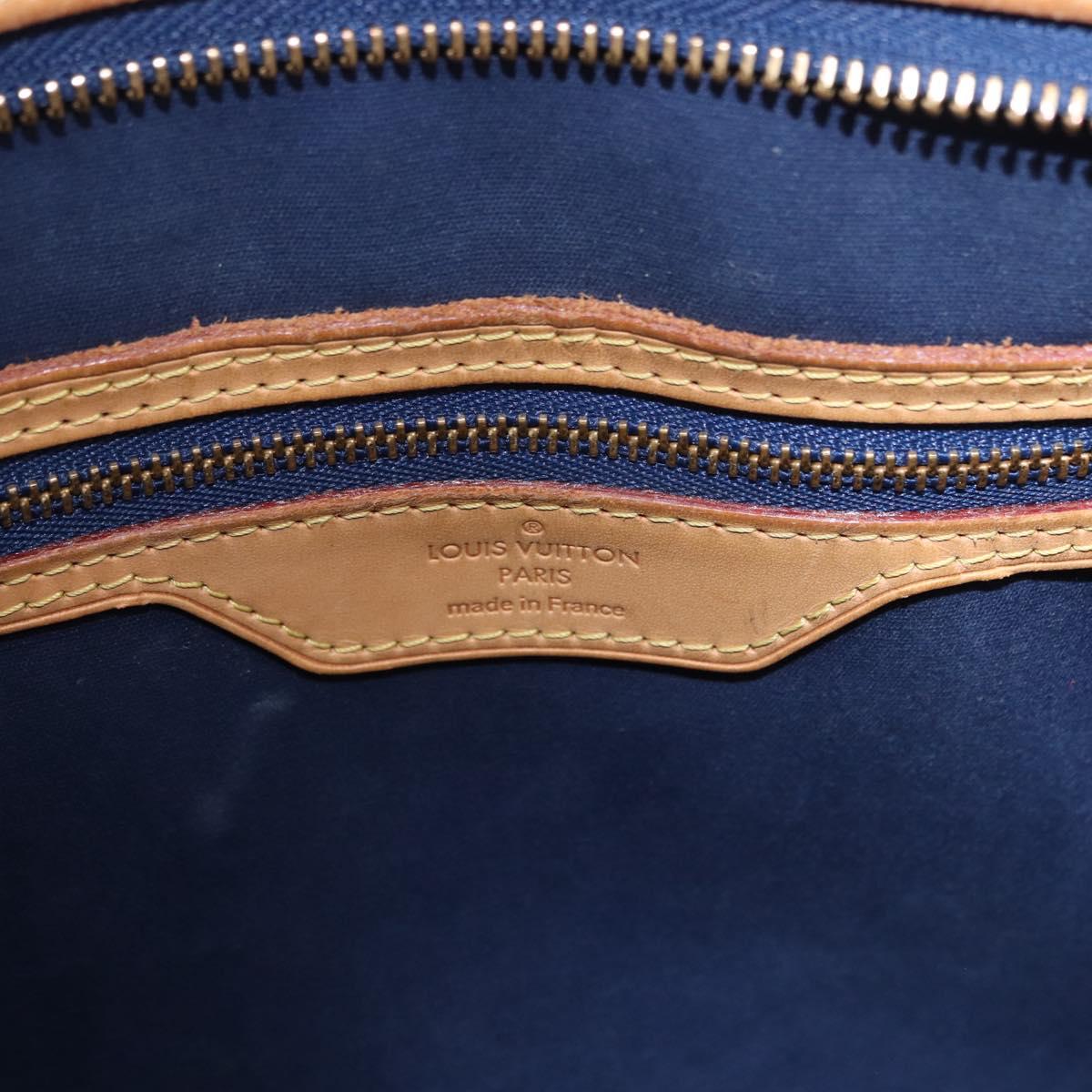 LOUIS VUITTON Monogram Vernis Blair MM Bag 2way Grand Blue M90054 Auth BA14384