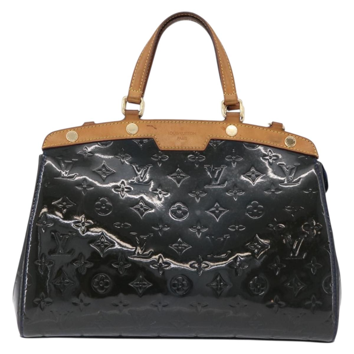 LOUIS VUITTON Monogram Vernis Blair MM Bag 2way Grand Blue M90054 Auth BA14384