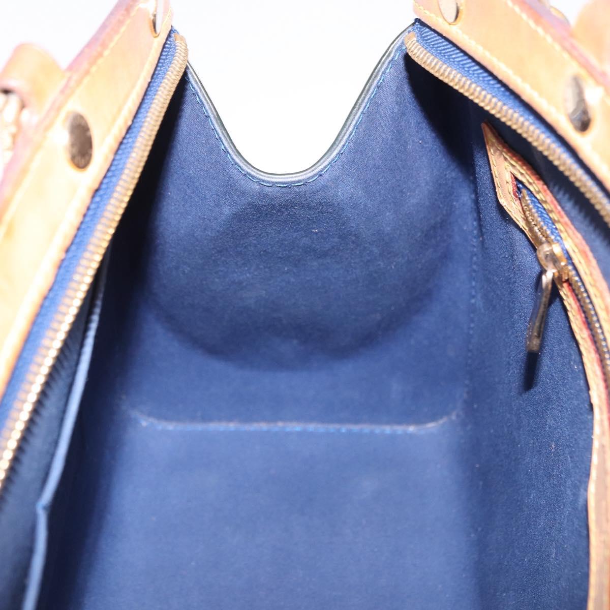LOUIS VUITTON Monogram Vernis Blair MM Bag 2way Grand Blue M90054 Auth BA14384