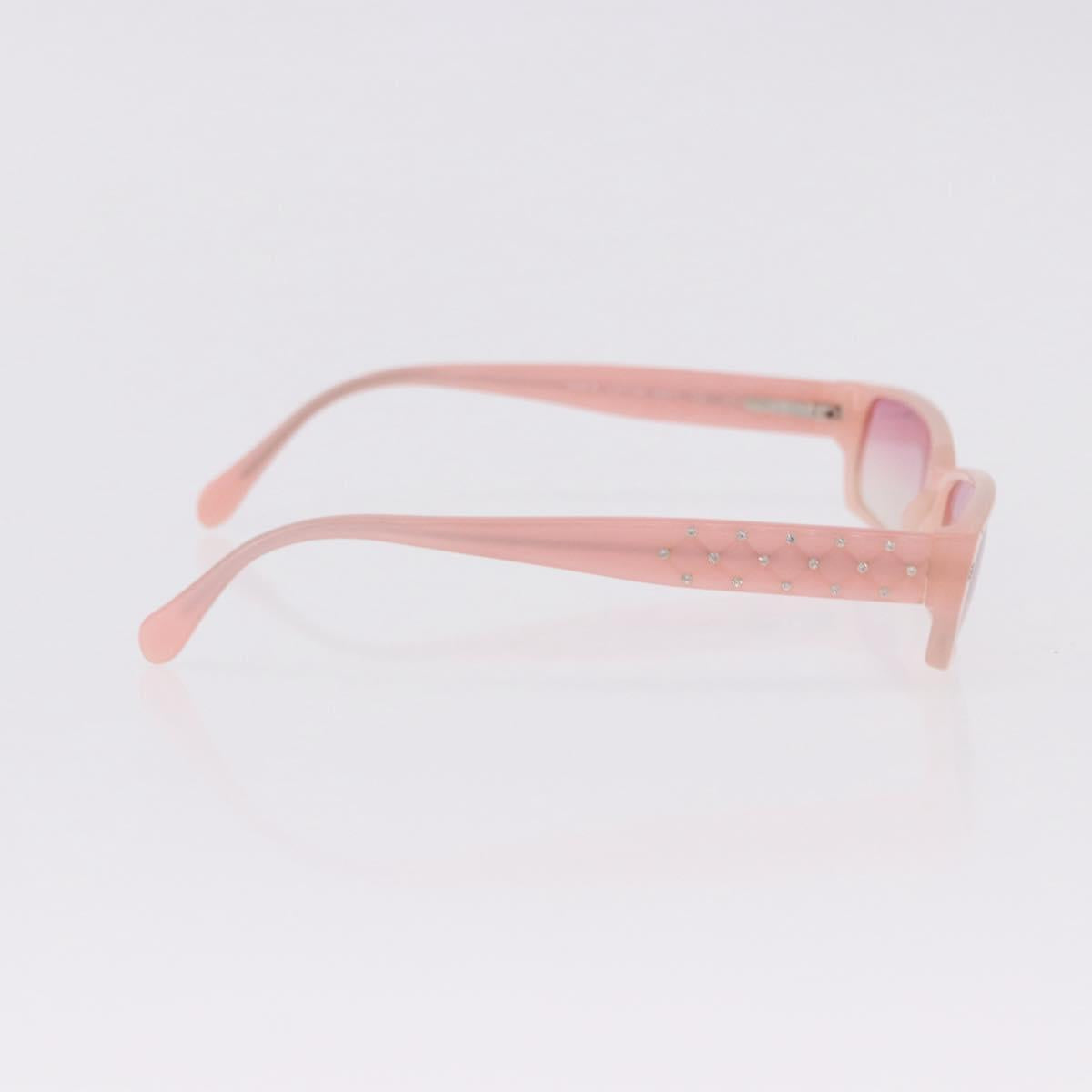 CHANEL Sunglasses plastic Pink CC Auth BA14385M