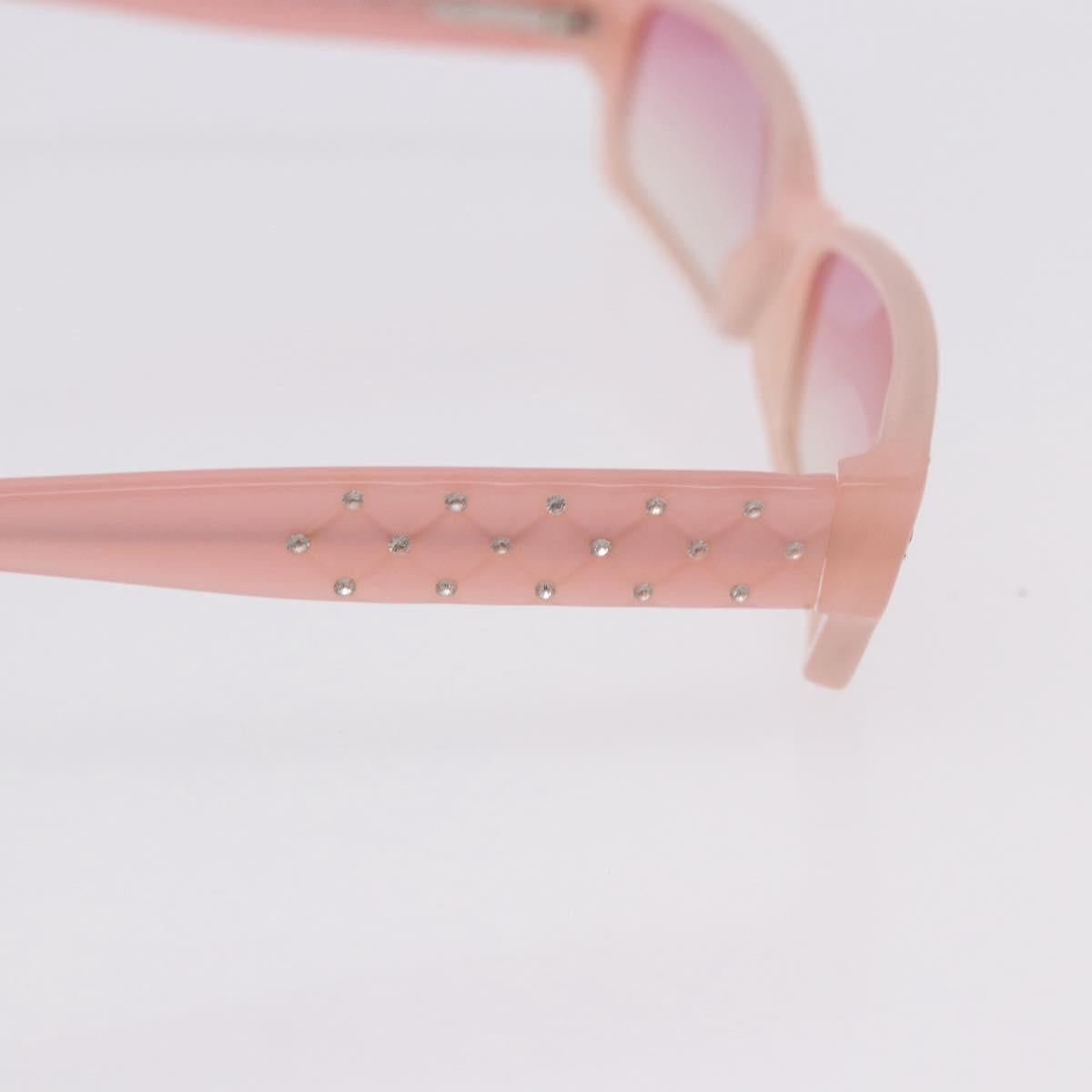 CHANEL Sunglasses plastic Pink CC Auth BA14385M
