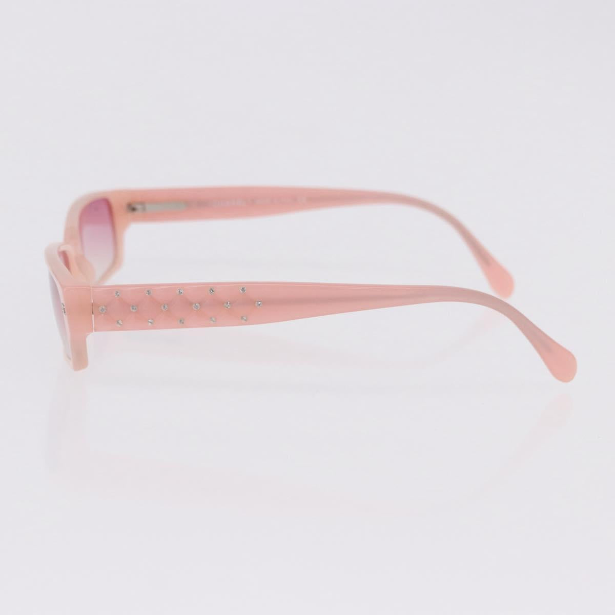 CHANEL Sunglasses plastic Pink CC Auth BA14385M