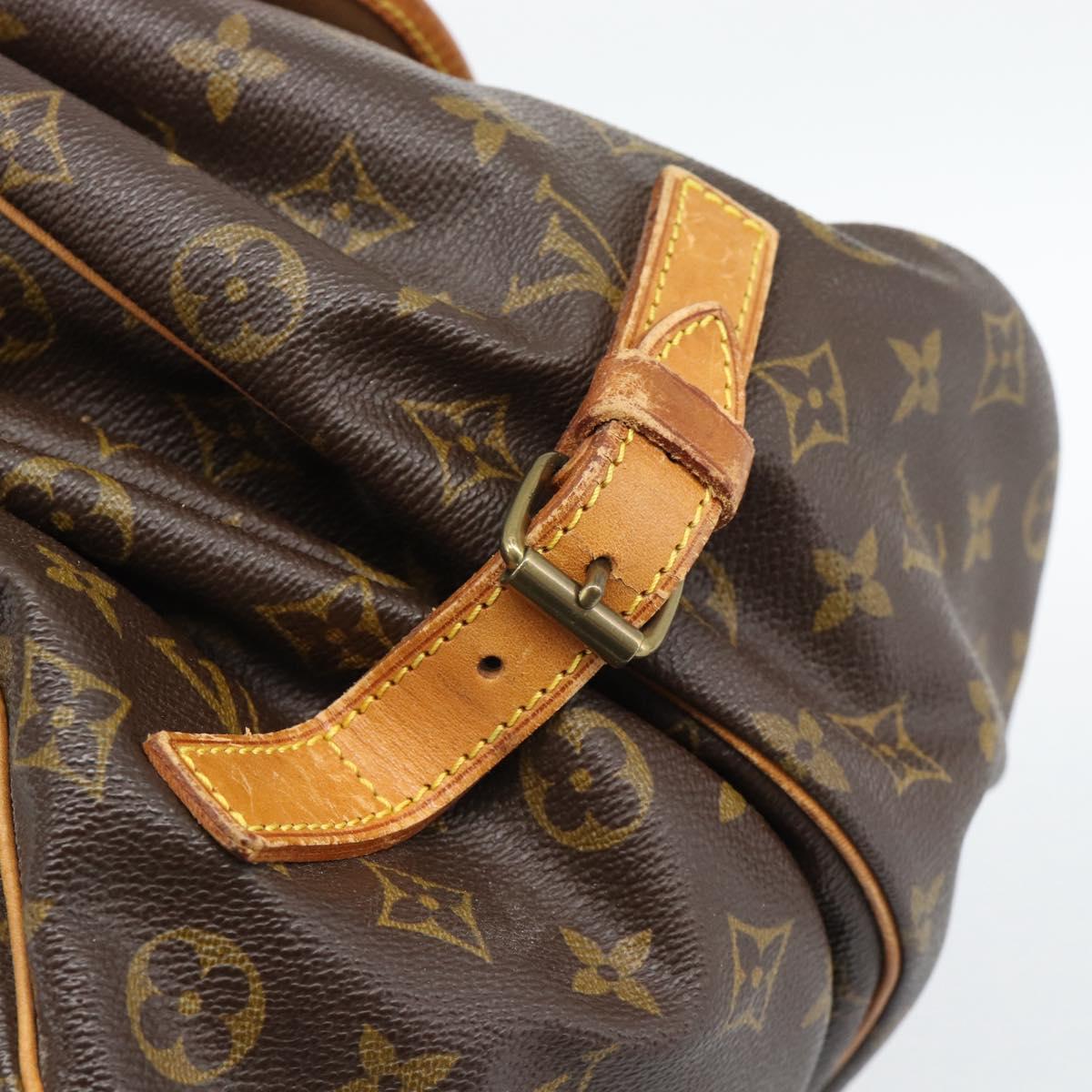 LOUIS VUITTON Monogram Saumur 35 Shoulder Bag M42254 LV Auth BA14391