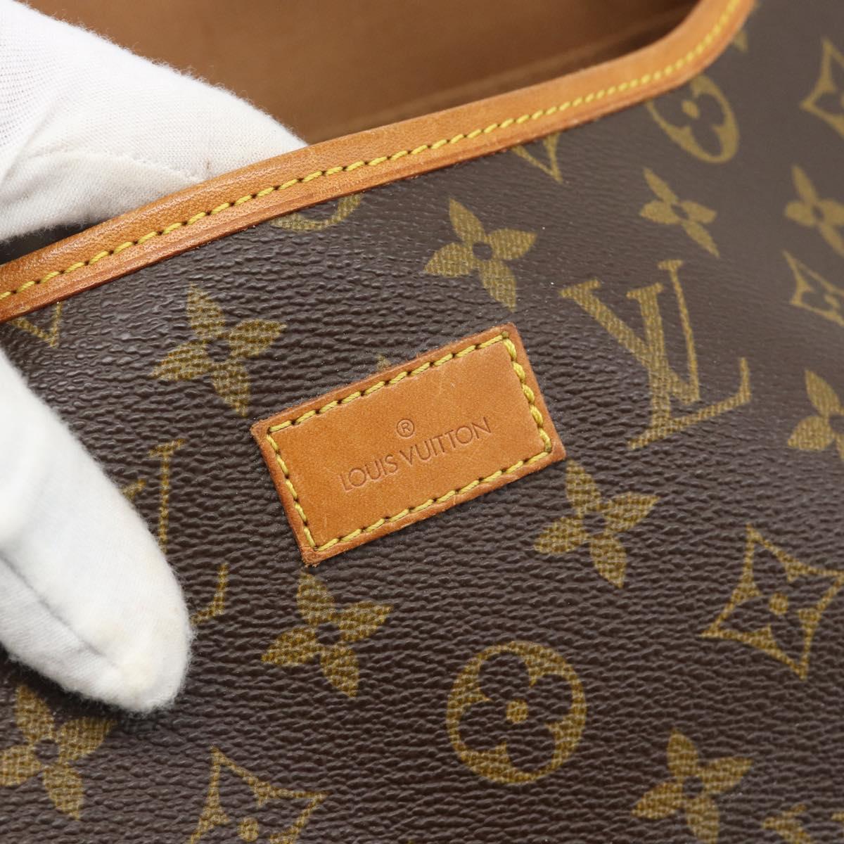 LOUIS VUITTON Monogram Saumur 35 Shoulder Bag M42254 LV Auth BA14391