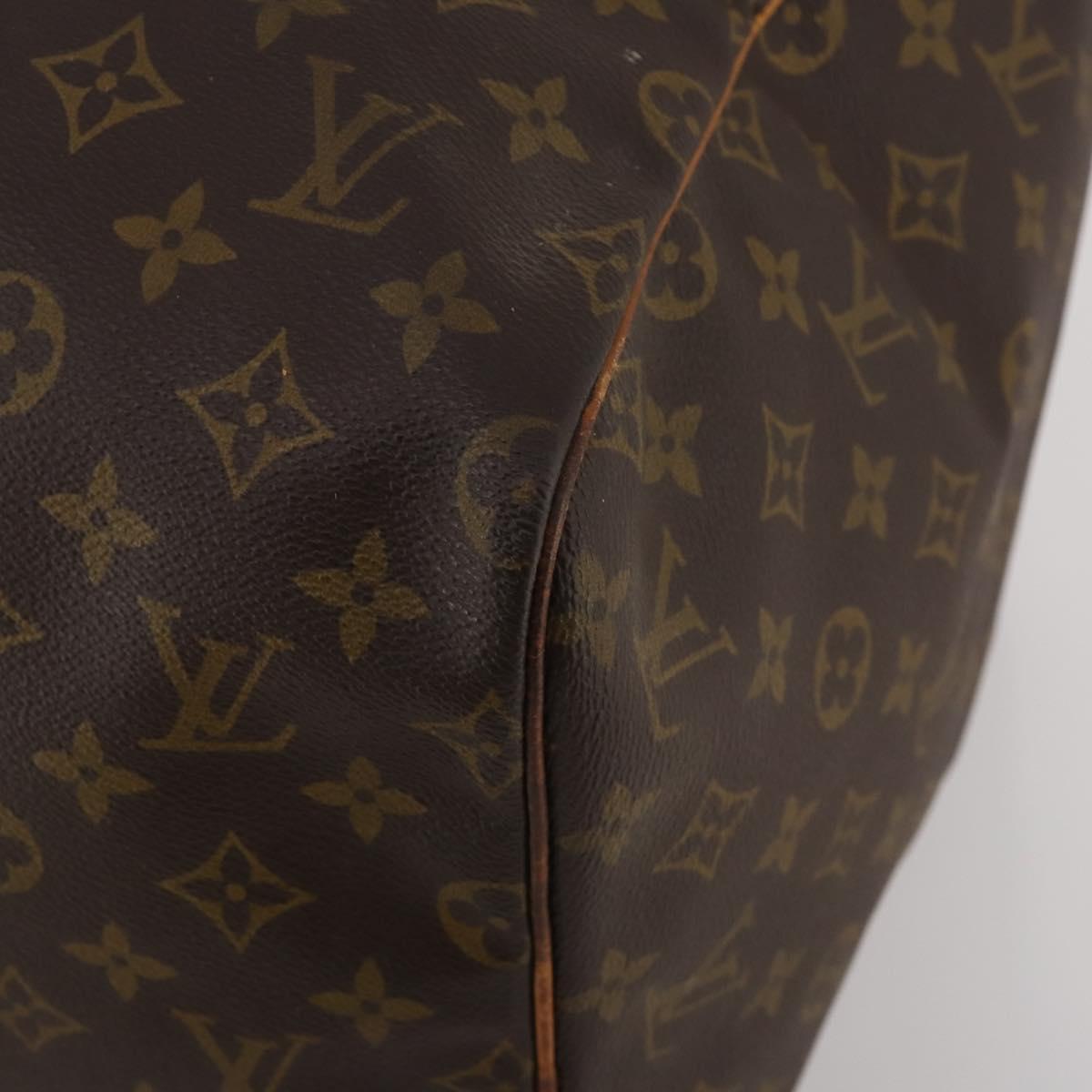 LOUIS VUITTON Monogram Sac Souple 55 Boston Bag M41622 LV Auth BA14394