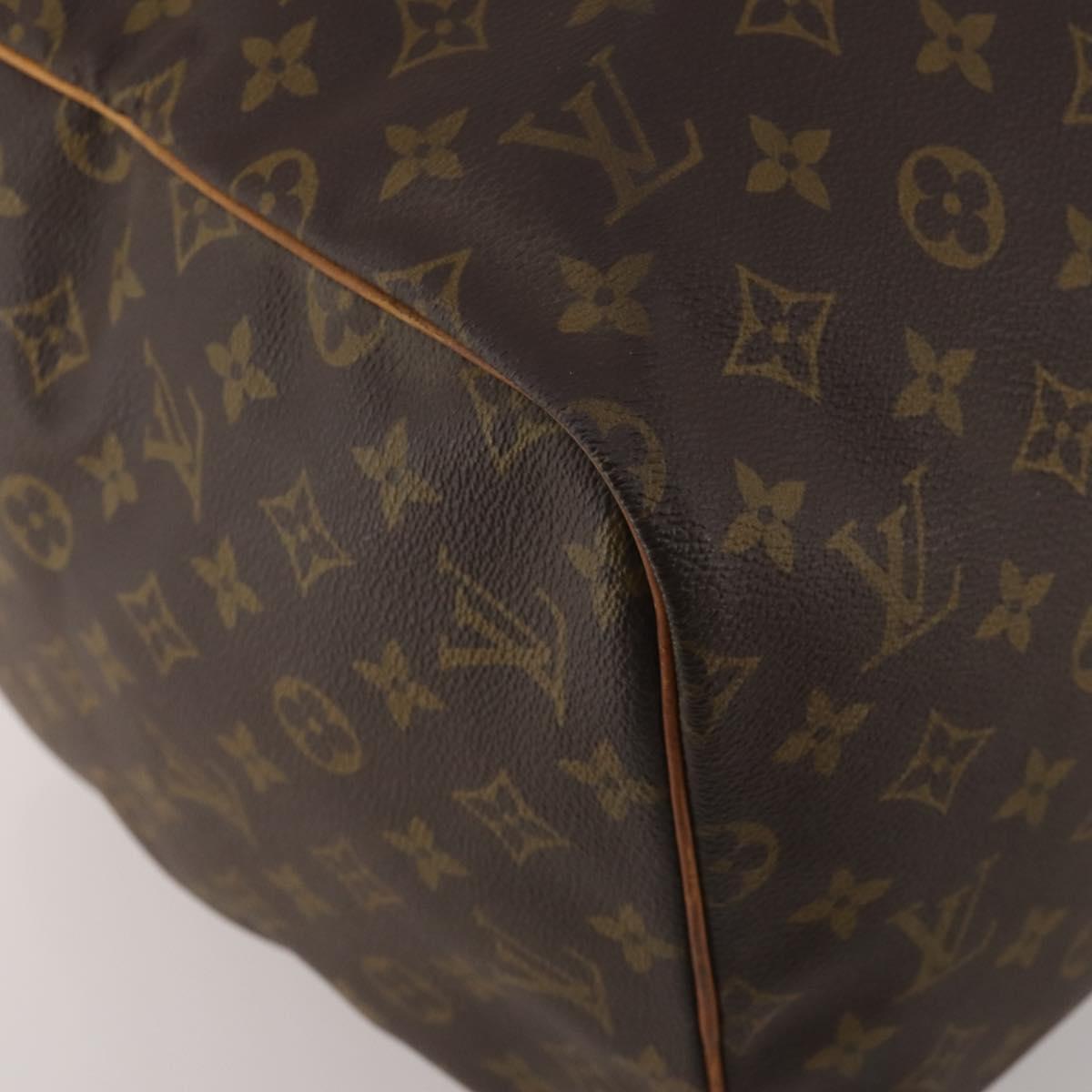 LOUIS VUITTON Monogram Sac Souple 55 Boston Bag M41622 LV Auth BA14394